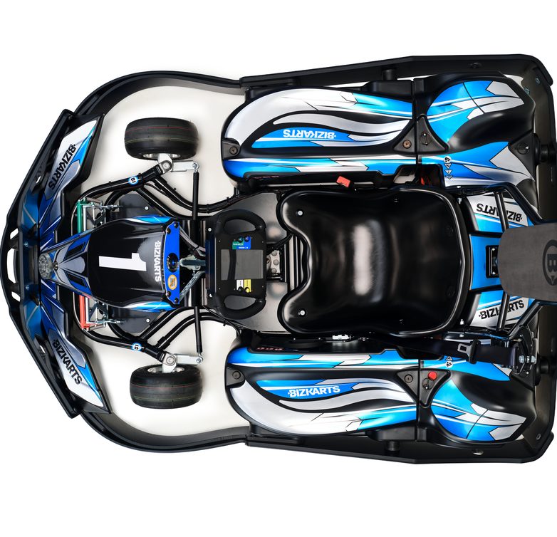 EcoVolt GT go-kart top-down view