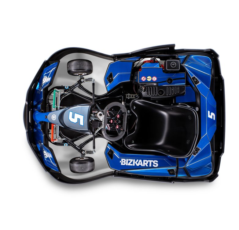 BIZ Evo3 XP go-kart top-down view